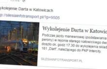 Wykolejenie Darta w Katowicach