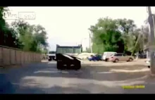 Rosyjski sposób transportu desek ;-)