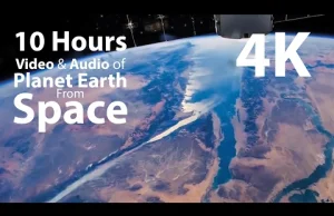 10 godzin relaksu z widokami kosmosu w jakości 4k