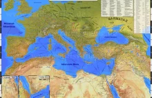 Bardzo szczegółowa mapa Imperium Rzymskiego