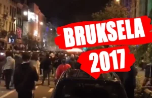 Imigranci zdemolowali centrum Brukseli. Plądrowanie sklepów i niszczenie...