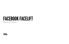 Facebook Facelift - Ciekawy koncept nowego interfejsu