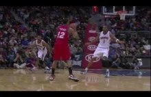 NBA: Evan Turner podaje na alley-oopa...