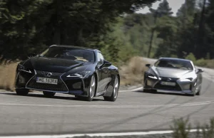 2x Lexus LC na polskiej blaszce - galeria zdjęć