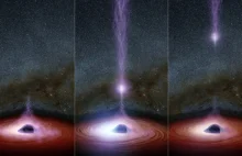 Niewiarygodne! Naukowcy zobaczyli, że coś wyleciało z ... czarnej dziury!