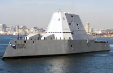 Futurystyczny niszczyciel USS Zumwalt wart blisko 8 miliardów dolarów popsuł się