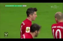 Robert Lewandowski gol w 3 minucie przeciwko Schalke!