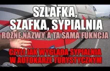 Jak wygląda sypialnia dla kierowcy w autobusie turystycznym.