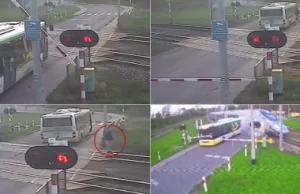 Centymetry od tragedii. Wjechał na tory i machał do maszynisty pendolino -...