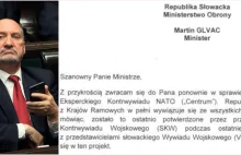 Ostry list ministra obrony Słowacji do Macierewicza ws. wejścia do centrum NATO