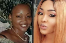 Mercy Aigbe’s throwback photo that shows a very clear excessive bleaching