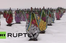[Ukraina, Dniepropetrowsk] Odkryto masowy grób ukraińskich żołnierzy