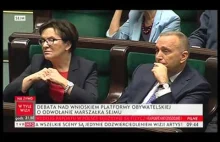 Poseł J.Kaczyński zdruzgotał intelektualnie Schetynę