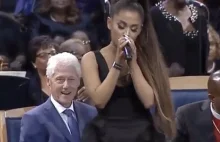 Bill Clinton na pogrzebie Arethy Franklin