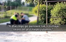 Chory psychicznie zmarł po interwencji policji - nagranie