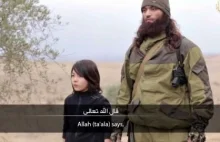 Szokujące wideo: dziecko-islamista strzela w głowy dwóch rosyjskich agentów FSB