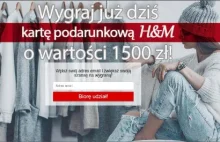 Uzyskaj 1500 zł, aby wydać w H&M!