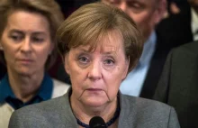 Burza wzbierająca nad Angelą Merkel