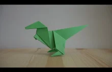 Origami. Jak zrobić dinozaura z papieru (lekcja wideo)