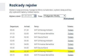 Niemieckie heheszki. Jak nazwać prom, który odpływa z Niemiec o 4:45?