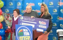 80 latek wygrał 326 millionów $ w New York lottery!