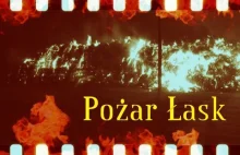 Ogromny pożar stert słomy w Łask-Ostrów ( 22.01.2015 ) / Fire Poland Lask...