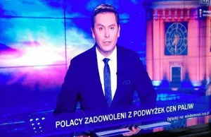 TVP przekonuje: "Polacy zadowoleni z podwyżek cen paliw"