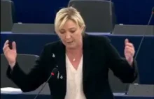 Ostre słowa Marine Le Pen nt. nielegalnych imigrantów [podpisy po angielsku]