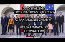 Trybunał Konstytucyjny ODBITY Z RĄK "NOCNEJ ZMIANY"! Wraca do Polaków!