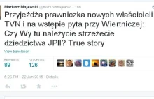 "Czy Wy tu należycie strzeżecie dziedzictwa JPII?" Czyżby zmiany w TVN?