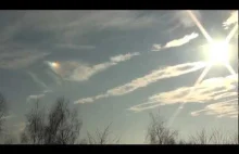 Słońce poboczne, sun dog, parhelion 27.XI.2011 Rybnik