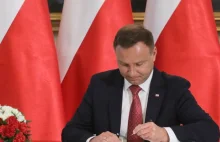 Prezydent Andrzej Duda podpisał Konstytucję dla Nauki