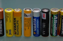 Test pojemności baterii AA