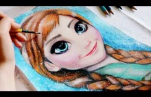 Anna Frozen Drawing Video by Noemi Sparkle