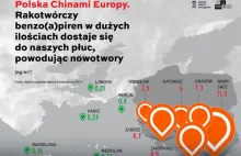 Najbardziej rakotwórcze miasta w Polsce