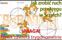 Matematyka i Scratch - Ruch po okręgu i trójkąty wpisane.