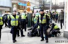 Polacy aresztowani w Szwecji za udział w niepoprawnej politycznie manifestacji.