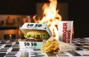 Burger King w Szwecji sprzedaje wege burgery w pomieszaniu z mięsnymi