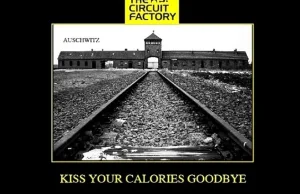 Auschwitz w reklamie... klubu fitness. "Obóz koncentracyjny dla kalorii"