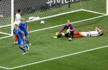 Mecz Anglia - Islandia 1-2 na Euro 2016