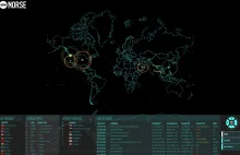 Zagrożenia w sieci: wizualizacja ataków na mapach
