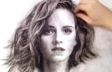 Emma Watson Charcoal drawing