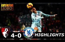 Bournemouth - Chelsea 4:0 Skrót meczu