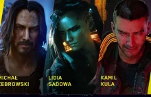 Cyberpunk 2077 znamy polskich aktorów którzy wcielą się w główne postacie w grze