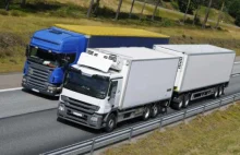 240 wykroczeń dotyczących zakazu wyprzedzania przez ciężarówki na A4