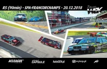 ACLeague - Retro WEK by Motorsport Capsule Runda 5 @ SPA - Na żywo