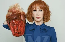 Lewaczka Kathy Griffin pokazała zakrwawioną uciętą głowę Trumpa.Teraz przeprasza