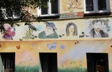 Wrocław murale na Nadodrzu - piękne zdjęcia sztuki podwórkowej