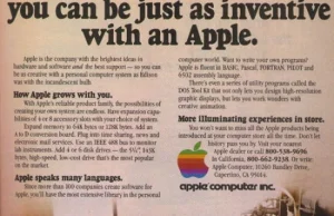 Apple w reklamie.