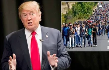 Donald Trump: "uchodźcy" to młodzi, silni mężczyźni. Wyglądają jak żołnierze
